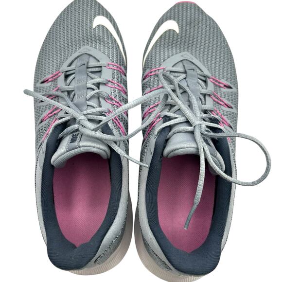 Nike Downshifter 8 Running Shoes Women’s 9.5 Gray Pink Lightweight Athleisure - Picture 7 of 16